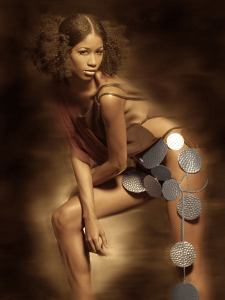 natural afro hair at junior green hair salon, kensington