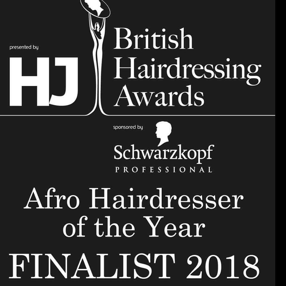 AFRO HAIRDRESSER OF THE YEAR FINALIST 2018, Junior Green in Kensington