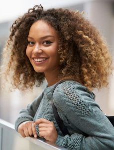 balayage for afro hair, black women hair colour, junior green hair salon, kensington