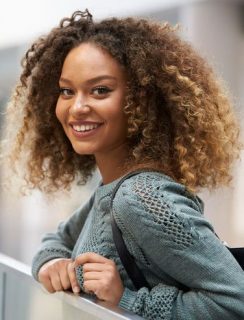 Natural Looking Afro Hair Cuts & Colours